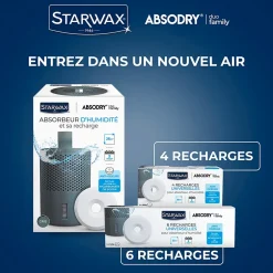 6 recharges de 500g universelles pour absorbeur d'humidité-Starwax Sale