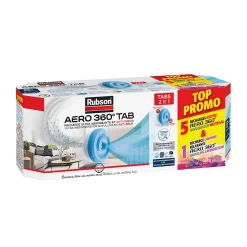 5 recharges neutre pour absorbeur d'humidité Aéro 360° 20m² + 1 recharge lavande-Rubson Discount