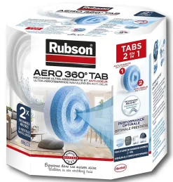 2 recharges pour absorbeur d'humidité Aero 360°-Rubson New