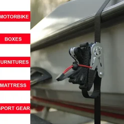 2 sangles à cliquet avec crochets S-Master Lock New