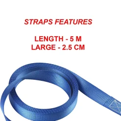 4 sangles à cliquet 5m x 25 mm Crochet S^Master Lock Clearance