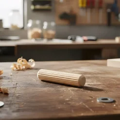 15 tourillons stries Hêtre ø10 mm x l. 40 mm-Diall New