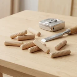 45 tourillons striés Bois ø6 mm-Diall Discount