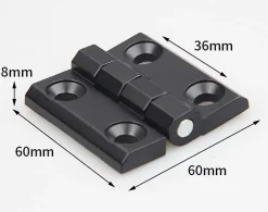 4 trous de charnières pliantes plates, charnières externes en acier inoxydable, charnières de porte robustes-Deko Clearance
