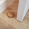 8 Un. Butée de porte adhésive en bois de chêne naturel 45x42MM-Nesu Discount