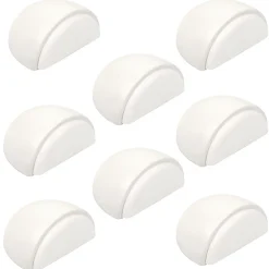 8 Un. Butée de porte adhésive en bois laqué blanc 47x38MM-Nesu Hot