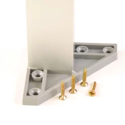 4 un. Pied carré pour meuble en aluminium 40x40mm hauteur 100mm aluminium mat avec régulateur de nivellement-Nesu Hot