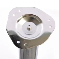 4 un. Pied de table rond en acier, diamètre 60 mm, hauteur 710 mm, chromé avec régulateur de niveau^Nesu Clearance