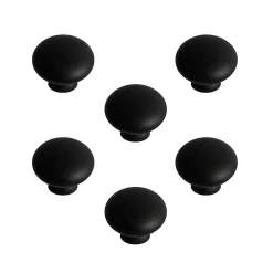 6 Un. poignées de meuble en rouille noir pour tiroir - diamètre 30MM^Nesu Best