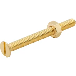 10 vis à métaux tête fraisée en laiton 4 x 40 mm-Diall Clearance