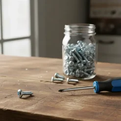 20 vis à tôle tête cylindrique pozidriv Ø4,8 x 50 mm-Diall