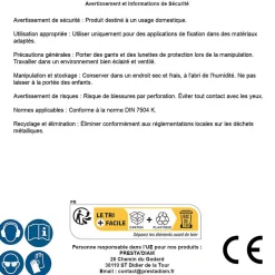 500 Vis Autoperceuses Tête Hexagonale à Embase 4.2 x 31.7 mm - DIN 7504 K - Zingué blanc --D-Work Hot