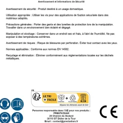 200 Vis Bois pour Penture Torx 6 x 50 mm - Zingué Bichro -^D-Work Outlet