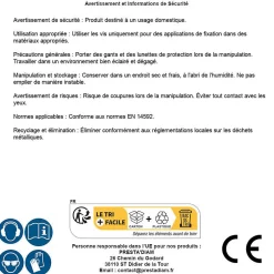 100 Vis Bois Tête Fraisée Pozidriv F/Partiel 4.5 x 80 mm - Inox A2 -^D-Work