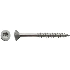 200 Vis Bois Tête Fraisée Torx T20 F/Partiel 4.5 x 60 mm - Inox A2 --D-Work Online