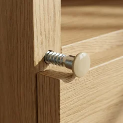 12 vis d'assemblages acier zingué et caches Ø5 x L.50 mm^Diall Sale