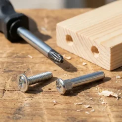 4 vis de jonction acier nickelé M4 Ø5 x L.35 mm-Diall