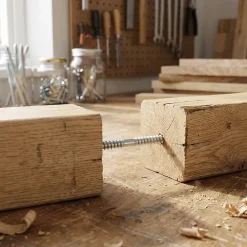 5 vis double filet pour bois acier zingué Ø4 x l.30mm^Diall Best