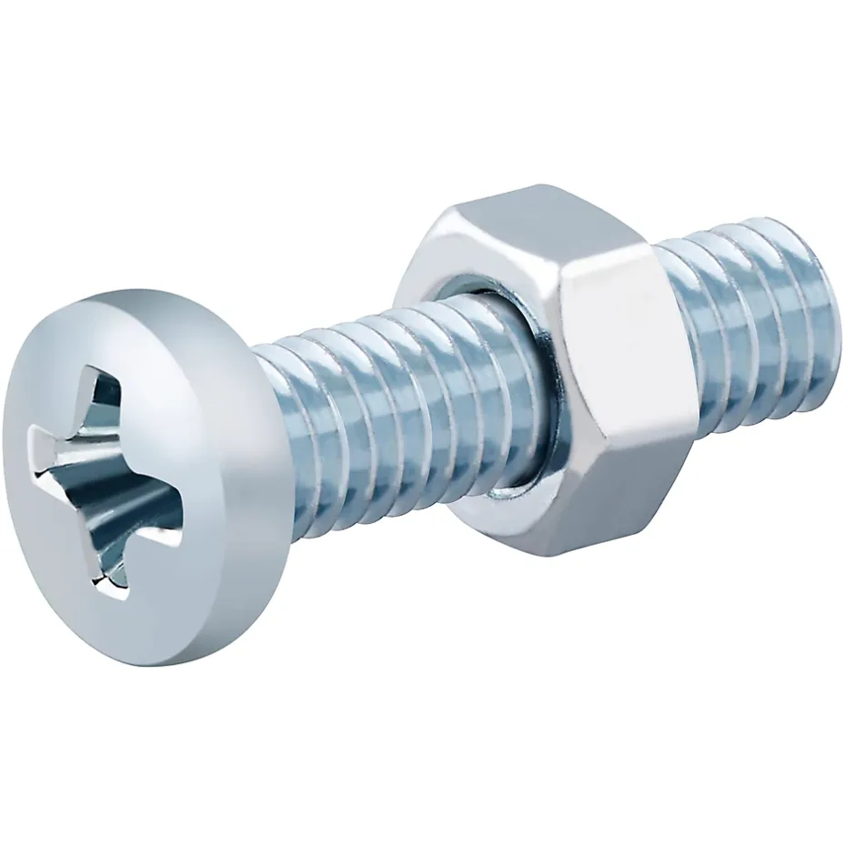 20 vis métaux acier zingué 5 x 20 mm^Diall New