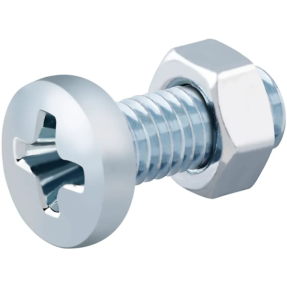 20 vis métaux acier zingué 5 x 12 mm^Diall Outlet