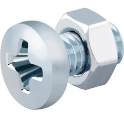 20 vis métaux acier zingué 5 x 10 mm-Diall Discount