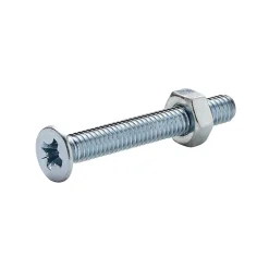 20 vis métaux acier zingué 4 x 30 mm-Diall Best