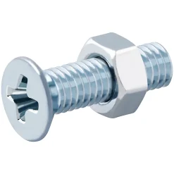 20 vis métaux tête fraisée acier zingué 3 x 12 mm-Diall Sale