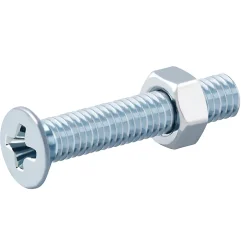 20 vis métaux tête fraisée acier zingué 5 x 30 mm-Diall Outlet