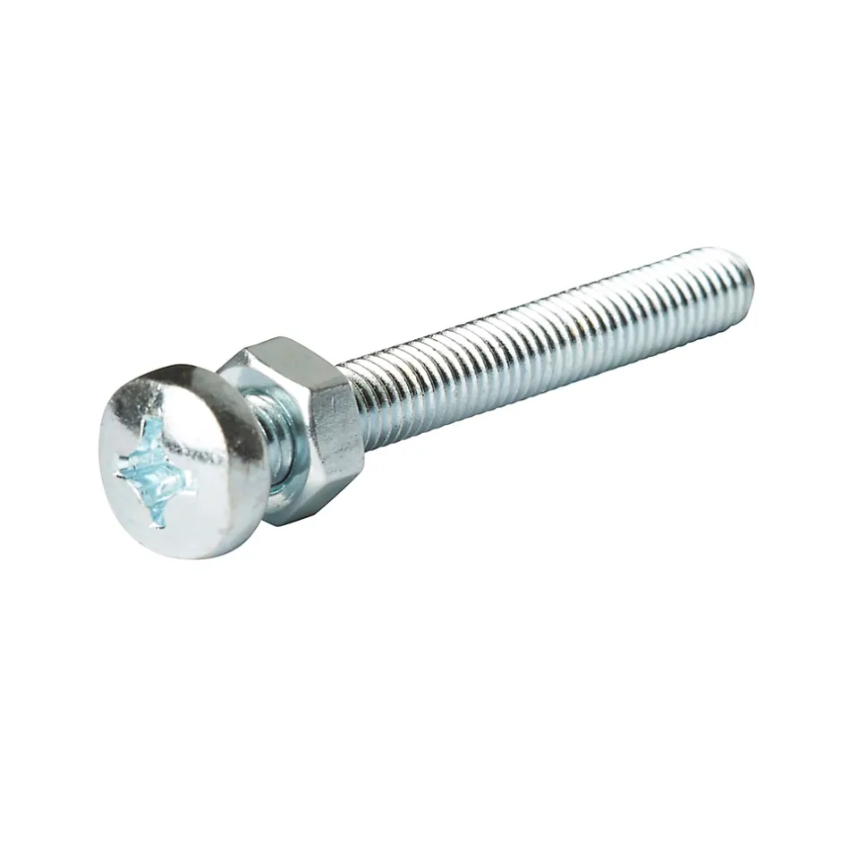 20 vis métaux tête fraisée acier zingué 6 x 60 mm-Diall Sale