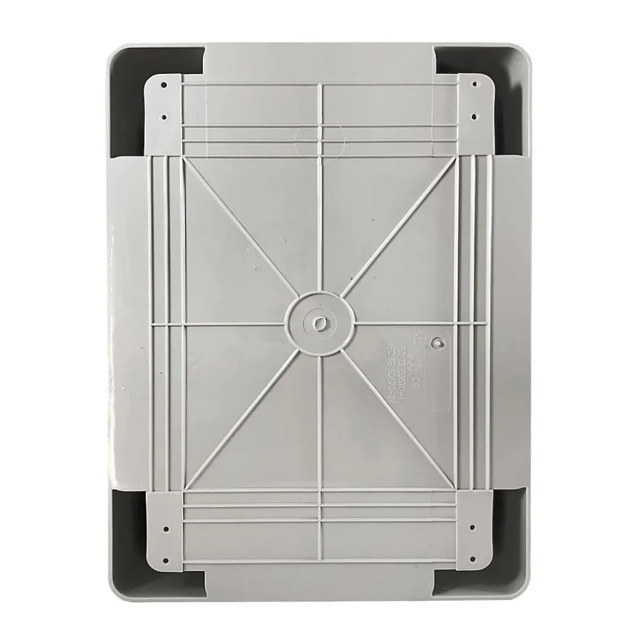 Abs352515 Coffret Abs étanche Ip65 350x250x150 Porte Opaque - Avec Plaque De Montage-Ide Outlet