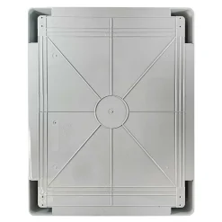 Abs504024 Coffret Abs étanche Ip54 500x400x240 Porte Opaque - Avec Plaque De Montage^Ide Hot