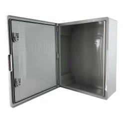 Abs504018 Coffret Abs étanche Ip54 500x400x180 Porte Opaque - Avec Plaque De Montage-Ide Hot