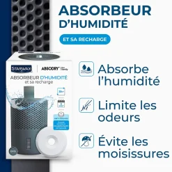 Absorbeur d'humidité compact 25m² + 1 tablette 500g^Starwax Clearance