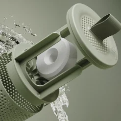 Absorbeur d'humidité compact 25m² vert kaki + 1 tablette 500g^Starwax Clearance