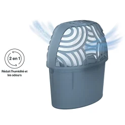Absorbeur d'humidité 20m² + 1 recharge galet 450g^GoodHome