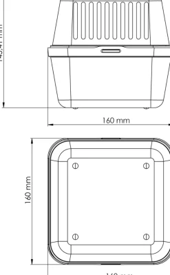 Absorbeur d'humidité 20m² + 1 recharge sachet 500g^ Clearance