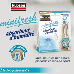 Absorbeur d'humidité Mini fresh neutre 2x50g^Rubson Hot
