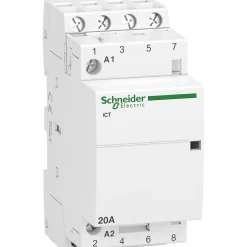 A9c22824 - Contacteur Tétrapolaire - 4no - 20a - Bobine 230vca - Schneider Acti 9 Ict-Schneider Electric Best