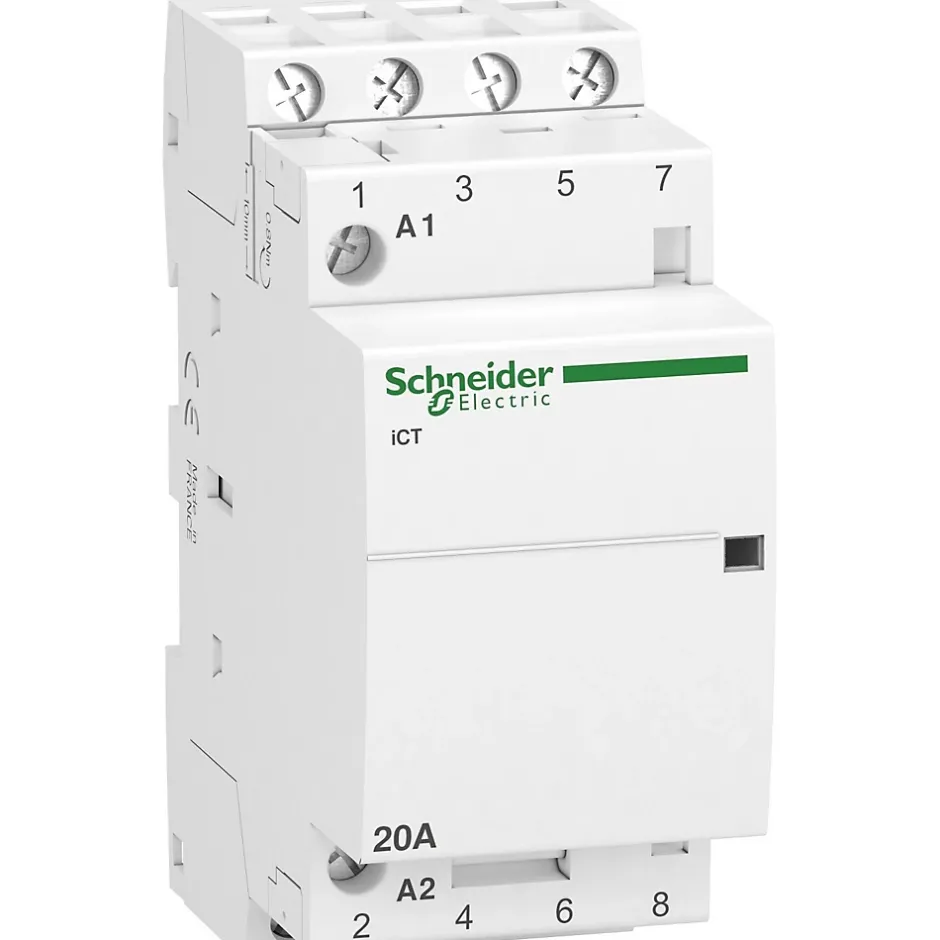 A9c22824 - Contacteur Tétrapolaire - 4no - 20a - Bobine 230vca - Schneider Acti 9 Ict-Schneider Electric Best