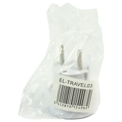 ADAPTATEUR DE VOYAGE EL-TRAVEL03 Adaptateurs de puissance & onduleurs (Intérieur, Universel, AC1-to-AC2, 1 sor-Fixapart Best