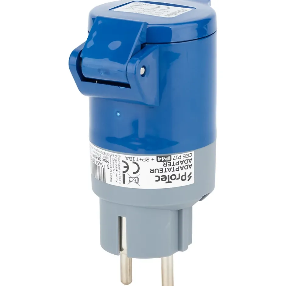 Adaptateur femelle CEE P17 vers mâle --Protec