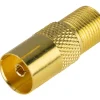 Adaptateur femelle Type F / Femelle ø9.5 mmBlyss, Or-Diall Best