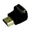 Adaptateur HDMI Mâle/Femelle angle Or^Optex Discount