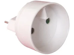 Adaptateur Mâle 6A en femelle 16A blanc- Best