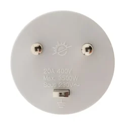 Adaptateur prise mâle 20A vers prise femelle 16A --Zenitech Clearance