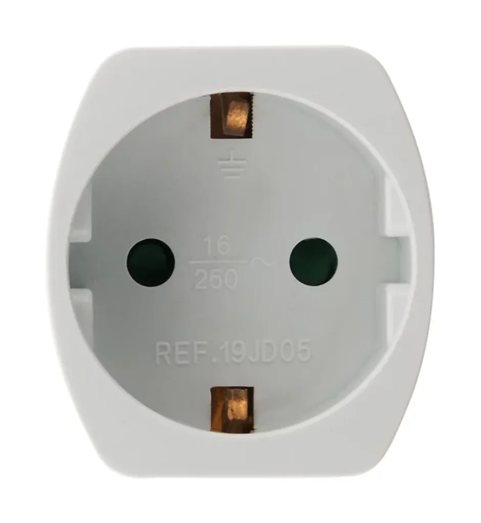 Adaptateur prise voyage Allemagne vers France - Schuko -^Zenitech Discount