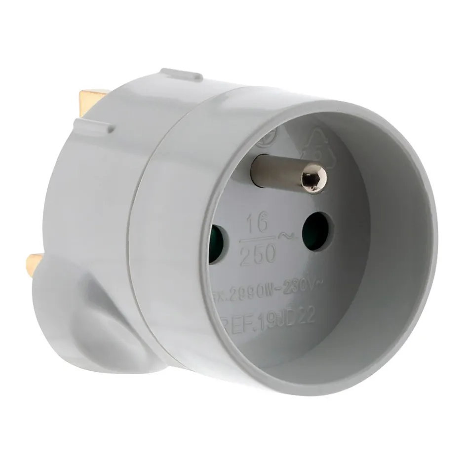 Adaptateur prise voyage France vers UK --Zenitech Best