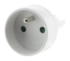 Adaptateur prise voyage France/UE vers Suisse -^Zenitech Clearance