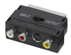 Adaptateur péritel Mâle 3RCA Femelle-Diall Discount