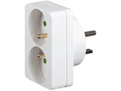 Adaptateur 2P+T 2 fiches 16 A vers socle 20 A^Legrand Online